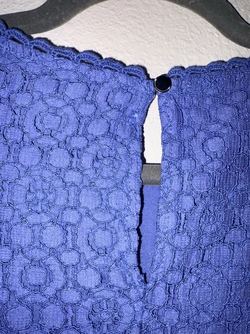 Banana Republic Cornflower Blue Lace Long-Sleeve Top - Picture 5 of 6